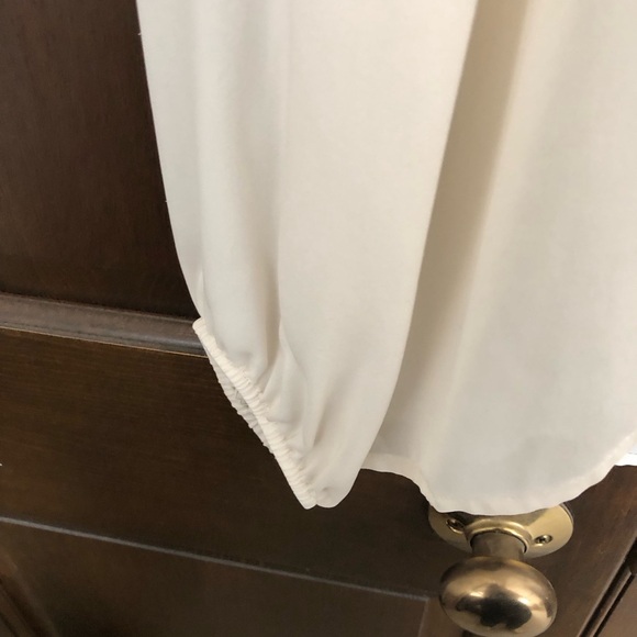 Michael Stars Silk Cream and Black Blouse - Picture 6 of 6